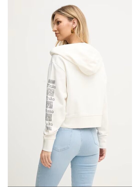 PINKO PINKO Felpa 88839 Bianco Regular Fit