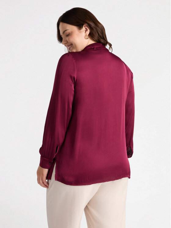 Fiorella Rubino Fiorella Rubino Camicia 5112T001353N037 Bordeaux A-Line Fit