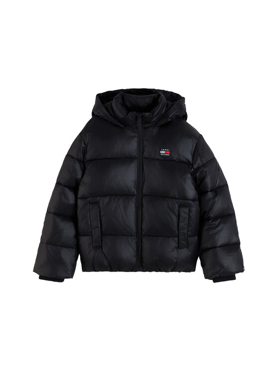 Tommy Hilfiger Tommy Hilfiger Zimné bundy KG0KG09586 Čierna Relaxed Fit