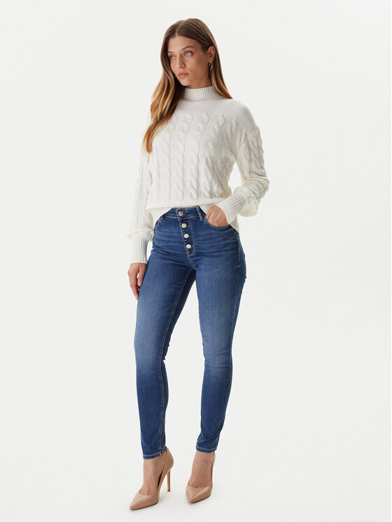 Guess Guess Blugi W5BA28 D0793 Albastru Skinny Fit