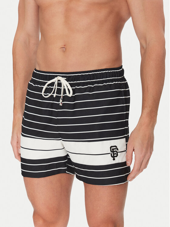 Champion Champion Pantaloni scurți pentru înot 221043 Negru Regular Fit