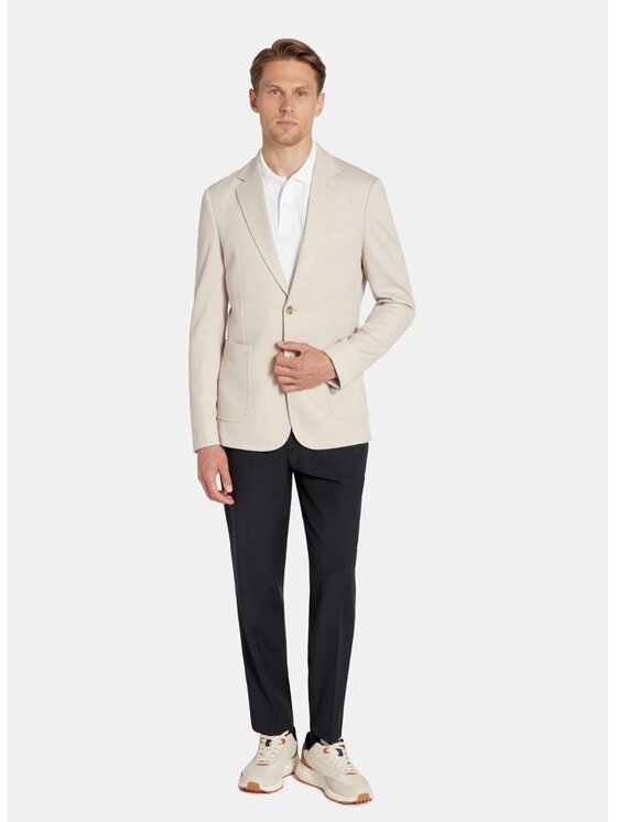 Pako Lorente Pako Lorente Marynarka P25WF-3X-019 Beżowy Slim Fit