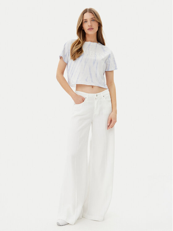 Guess Guess Тишърт V5GI19 I3Z14 Виолетов Regular Fit