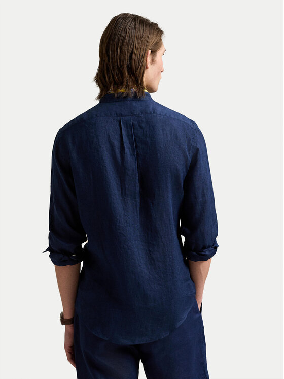 Polo Ralph Lauren Polo Ralph Lauren Košulja 710968925002 Tamnoplava Slim Fit