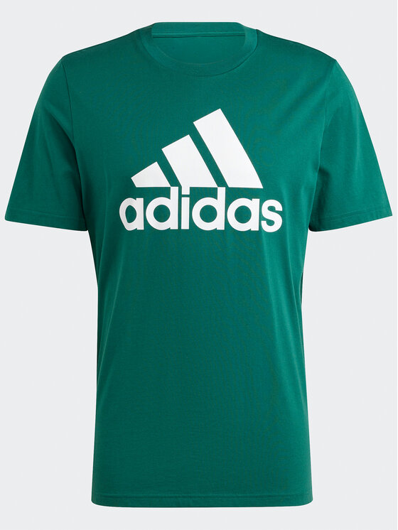 adidas adidas Marškinėliai Essentials IS1300 Žalia Regular Fit