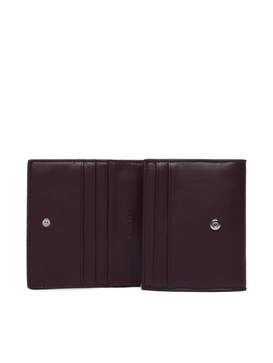 Calvin Klein Calvin Klein Πορτοφόλι Bold Ck Medium Bifold LV04F1156G Μπορντό