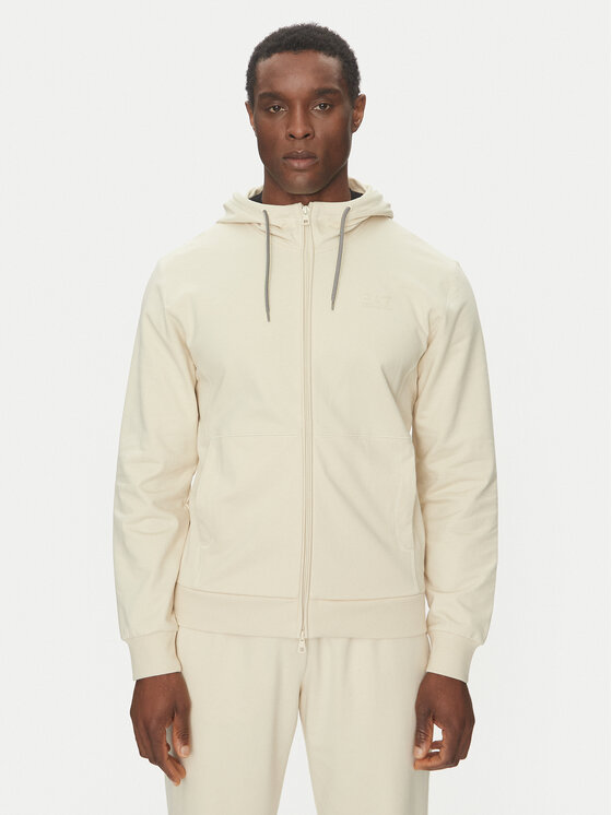 EA7 Emporio Armani EA7 Emporio Armani Trenerka 7M000236 AF13512 U1079 Écru Regular Fit