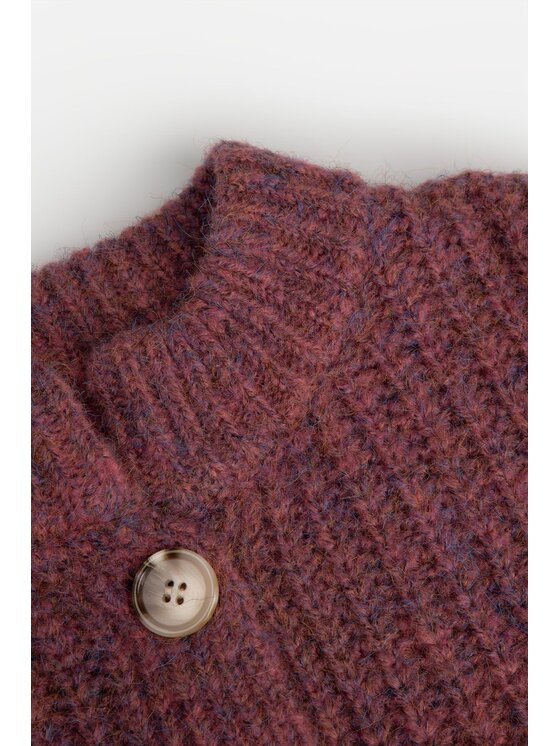 Coccodrillo Coccodrillo Sweter ZC3172201CGJ-017 Bordowy Regular Fit