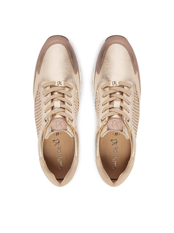 Caprice Caprice Sneakersy 9-23752-46 Złoty