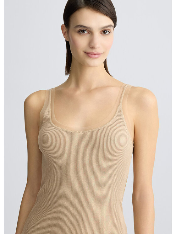 Liu Jo Liu Jo Maglione WA5125MAG8760920 Beige Regular Fit