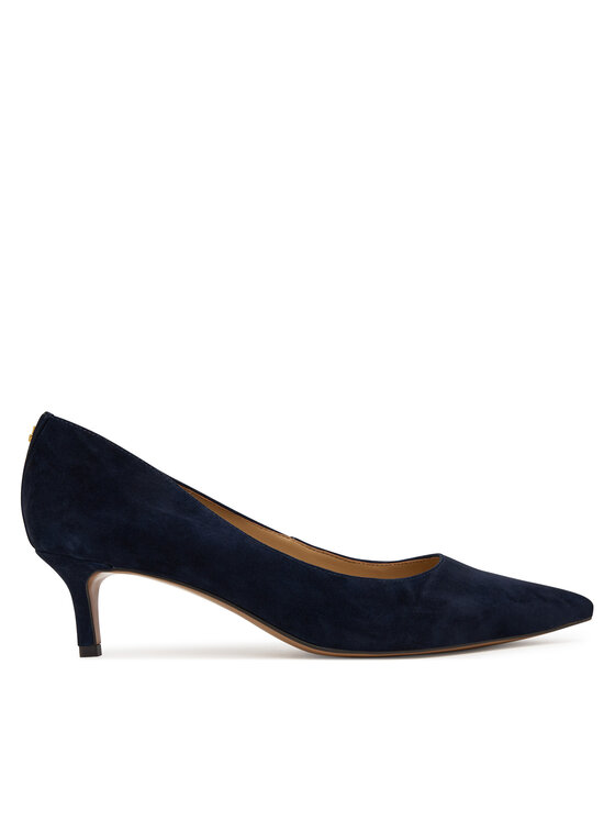 LAUREN RALPH LAUREN Pantofi cu toc subțire Adrienne  802P17691001 Bleumarin