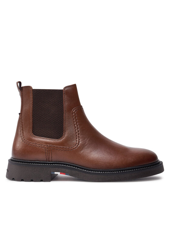 Ghete Jodhpur Tommy Hilfiger Comfort Lwt Lth Chelsea FM0FM05184 Maro