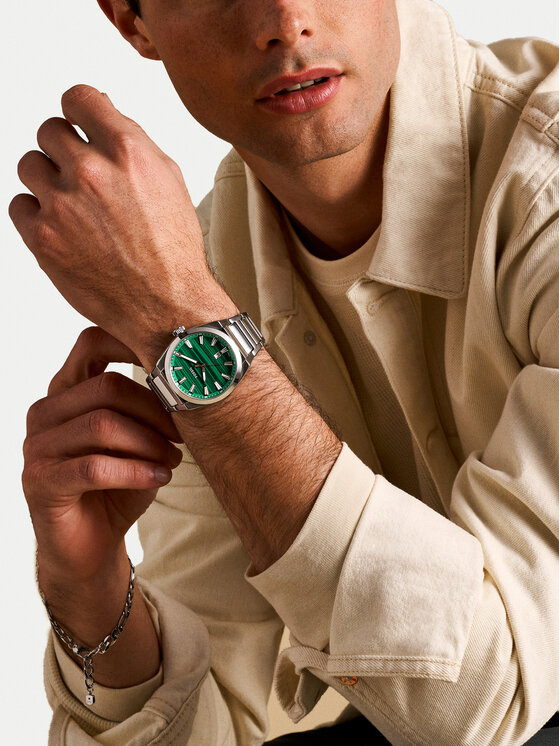 Fossil Fossil Часовник Everett FS6056 Сребрист