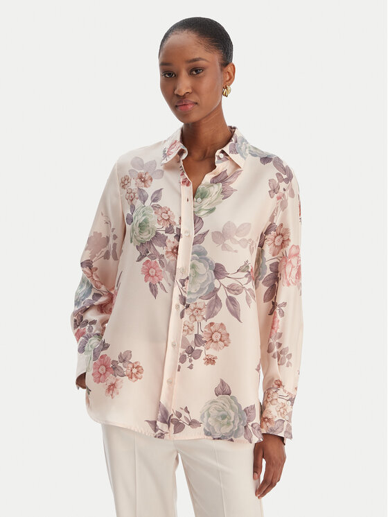 Marella Marella Košile Salve 2613111141 Růžová Relaxed Fit