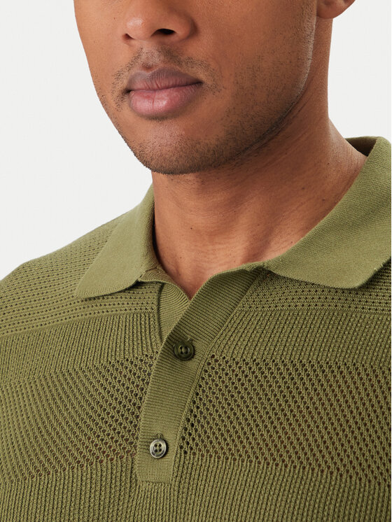 KARL LAGERFELD KARL LAGERFELD Tricou polo 655009 562301 Verde Regular Fit