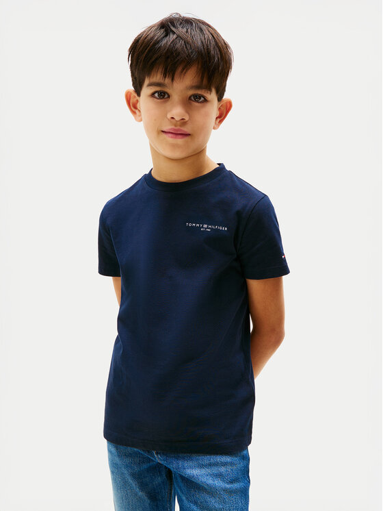 Tommy Hilfiger Tommy Hilfiger T-krekls KS0KS00594 Tumši zils Regular Fit