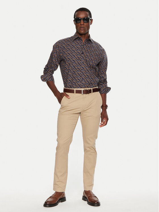 Pierre Cardin Pierre Cardin Košeľa C6 11010.0318 Tmavomodrá Regular Fit