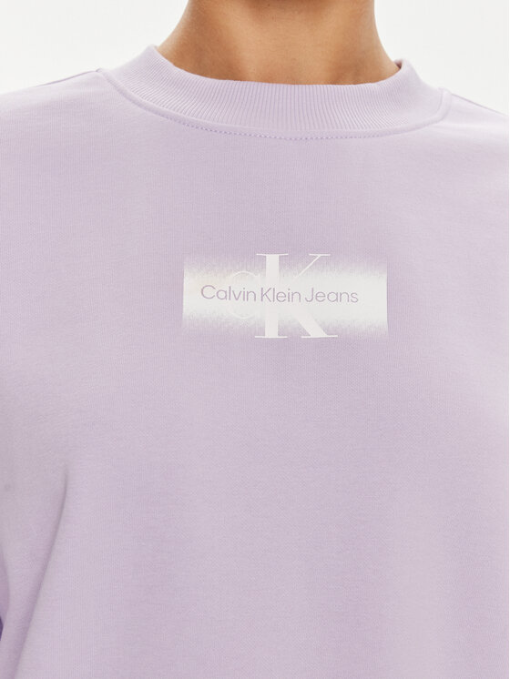 Calvin Klein Jeans Calvin Klein Jeans Jopa Faded Monologo J20J223537 Vijolična Regular Fit