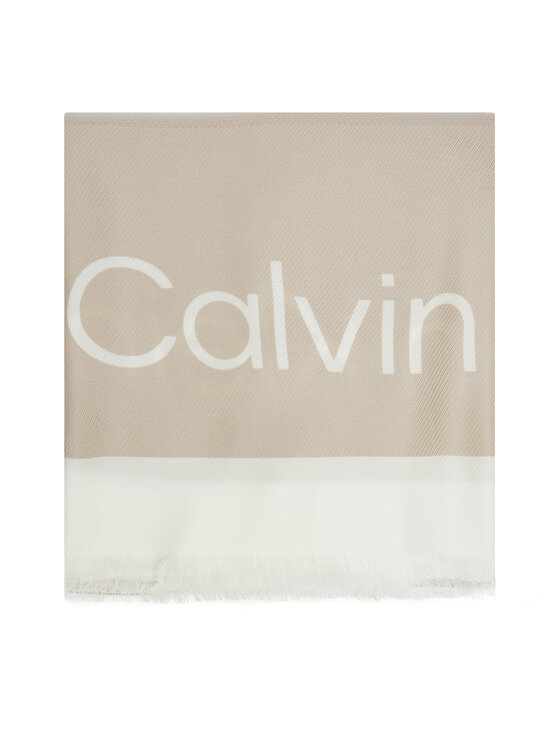Calvin Klein Calvin Klein Шаль Bold Logo LV04F8052G Бежевий