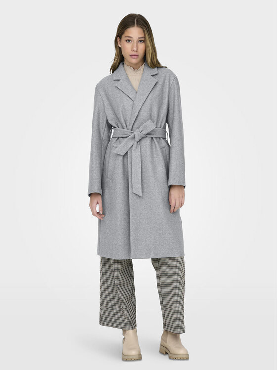 ONLY ONLY Prijelazni kaput Trillion 15285012 Siva Regular Fit