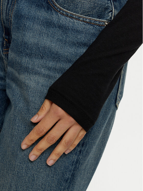 Gap Gap Rollkragenpullover 625610-08 Schwarz Slim Fit