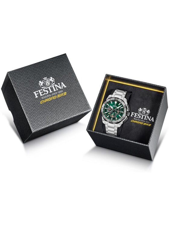 Festina Festina Zegarek F20724-3 Srebrny