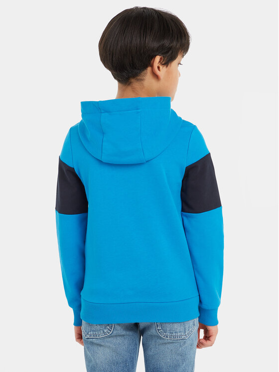 Tommy Hilfiger Bluză Essential Colorblock KB0KB08385 S Albastru 