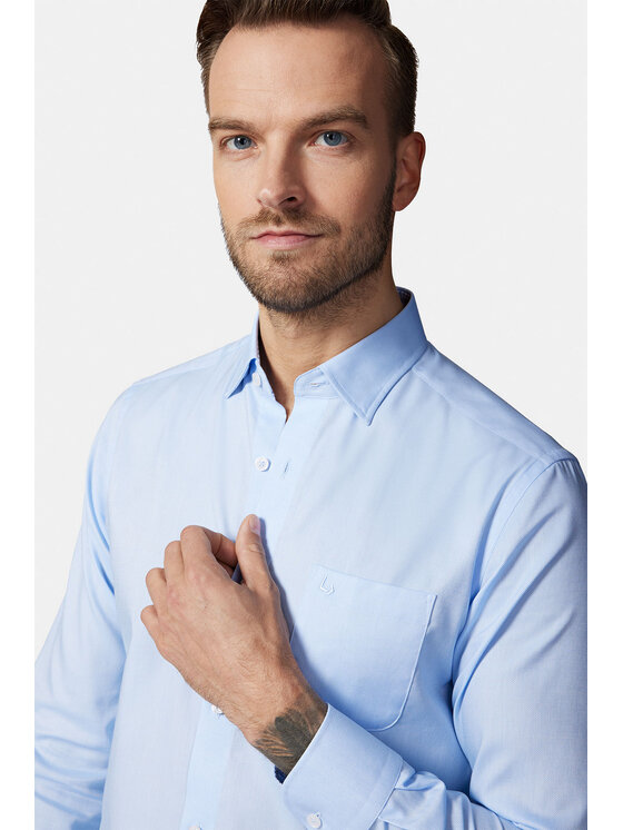 Lancerto Lancerto Koszula Edie KO073123000033 Błękitny Slim Fit