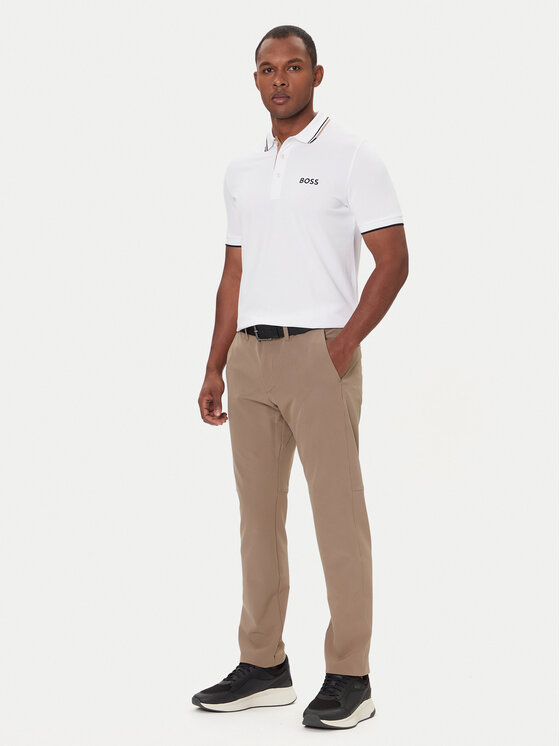 BOSS BOSS Polo Paddy Pro 50469102 Biały Regular Fit