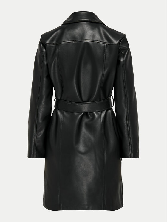 JDY JDY Giacca in similpelle Yetta 15328148 Nero Regular Fit