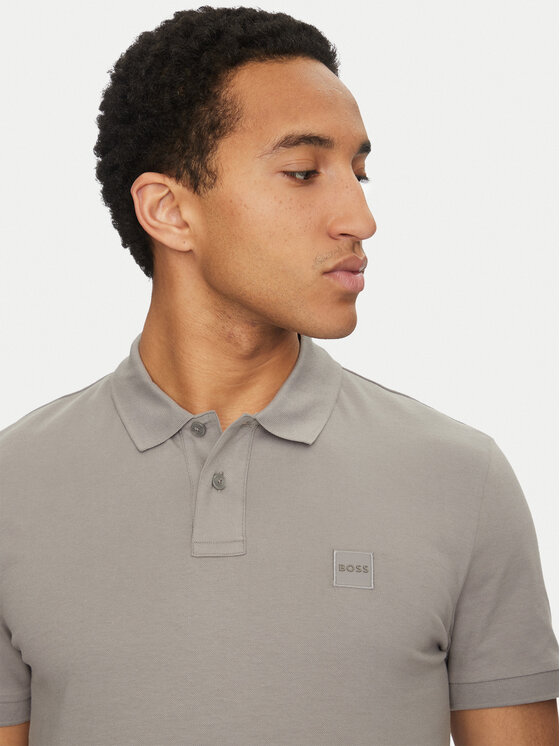 BOSS BOSS Polo Passenger 50507803 Pelēks Slim Fit