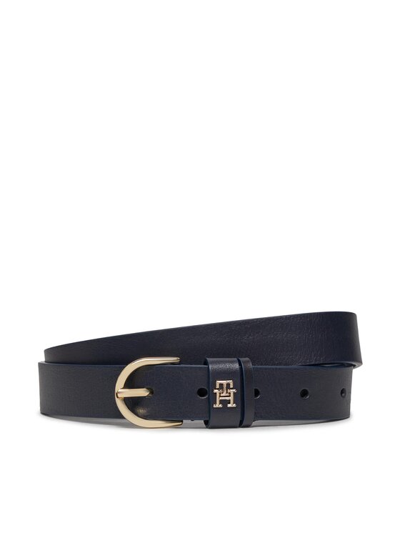 Tommy Hilfiger Ceinture femme Th Central Cc And Coin Bleu marine