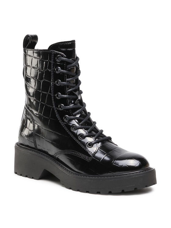 Steve madden tornado shop black crocodile