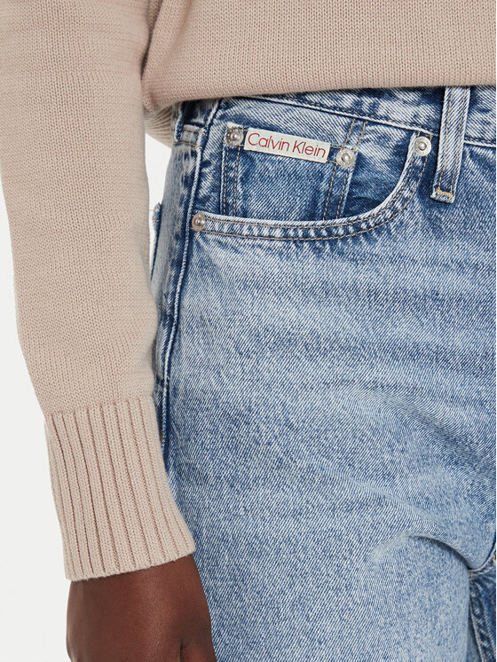 Calvin Klein Jeans Calvin Klein Jeans Traperice J20J224031 Plava Straight Fit