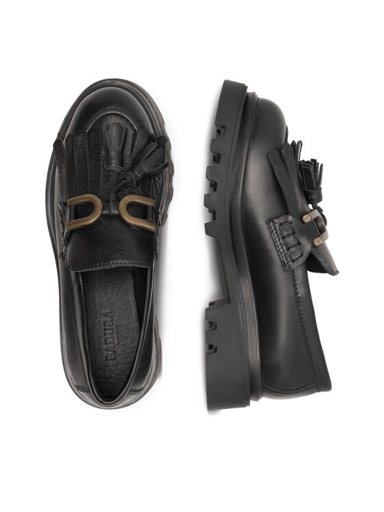 Badura Badura Loafersy 22SS24 Czarny