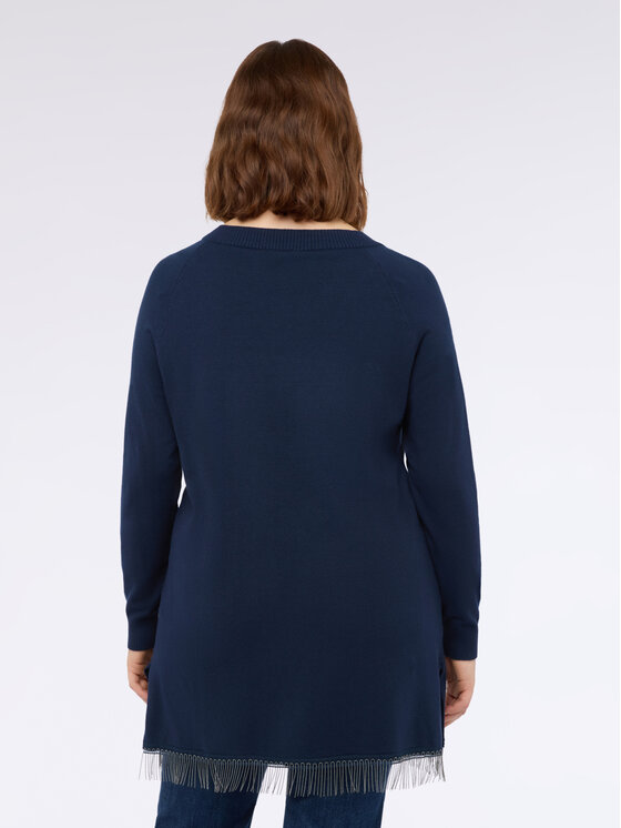 Fiorella Rubino Fiorella Rubino Maglione M818L008223N034 Blu Regular Fit