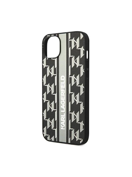 KARL LAGERFELD KARL LAGERFELD Etui na telefon Monogram Stripe Szary