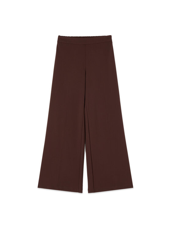 Oltre Oltre Pantaloni di tessuto P274J202614N022 Marrone Baggy Fit