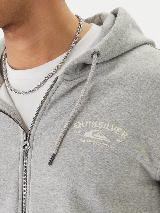 Quiksilver Quiksilver Mikina EQYFT05135 Sivá Regular Fit