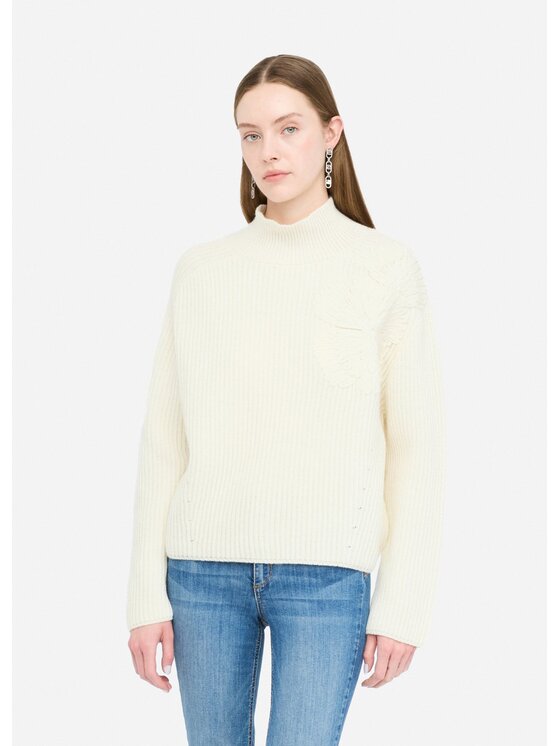 Liu Jo Liu Jo Maglione CF5399MA65NX0256 Bianco Regular Fit