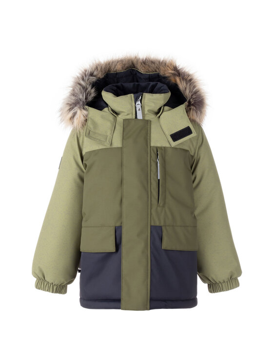 Lenne Lenne Kurtka anorak 22342-334 Zielony Basic Fit