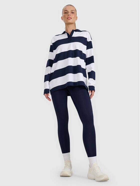 4F 4F Longsleeve 4FRAW25TLONF604-31S Granatowy Oversize