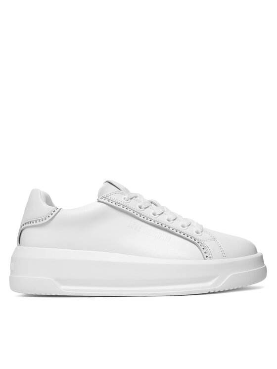 LOVE MOSCHINO Sneakersy JA15025G1OIA0100 Biały
