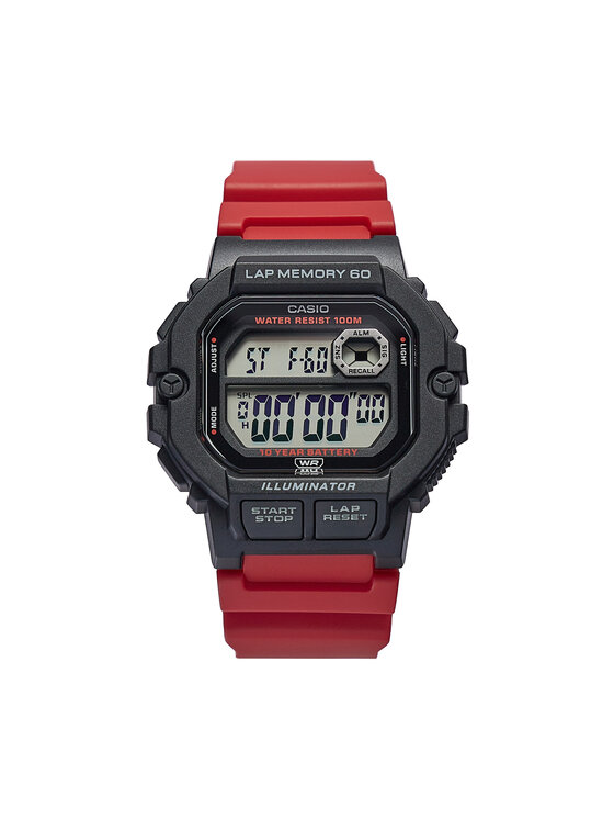 Orologio casio rosso sale