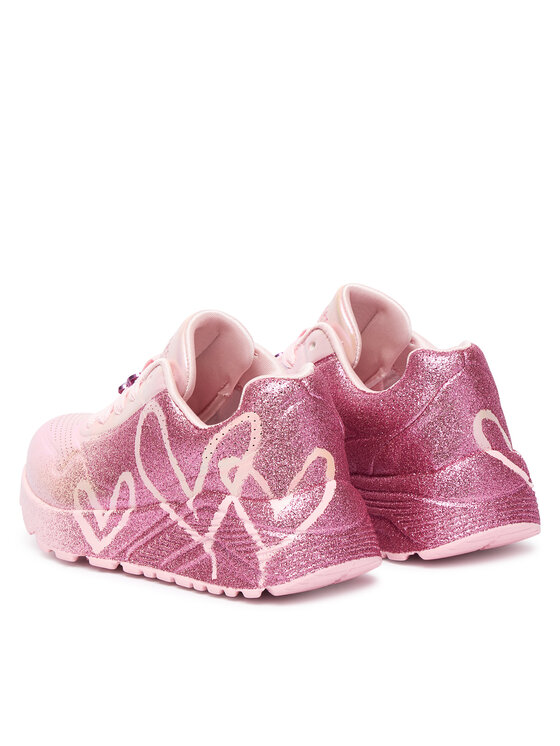 Skechers Skechers Sneakersy Jgoldcrown: Uno Lite - Heartdust Forever 310814L Růžová