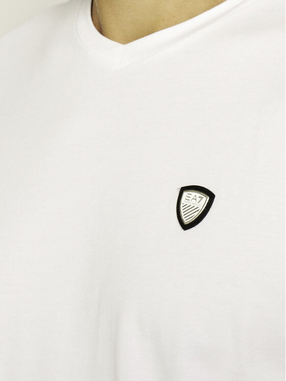 T-shirt 8NPTL8 PJ03Z 1100 Bianco Slim Fit