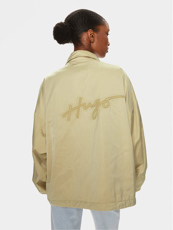 HUGO Hugo Giacca a vento Fahanna-1 50510405 Beige Relaxed Fit