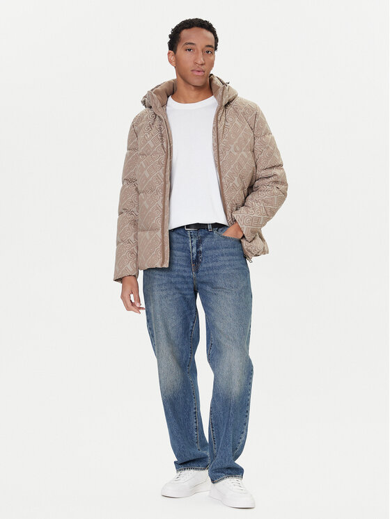 Guess Guess Μπουφάν χειμωνιάτικο M5BL2D W2752 Μπεζ Regular Fit