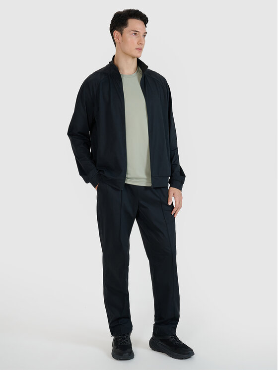 4F 4F Bluza techniczna MULTI ACTIVE Czarny Regular Fit
