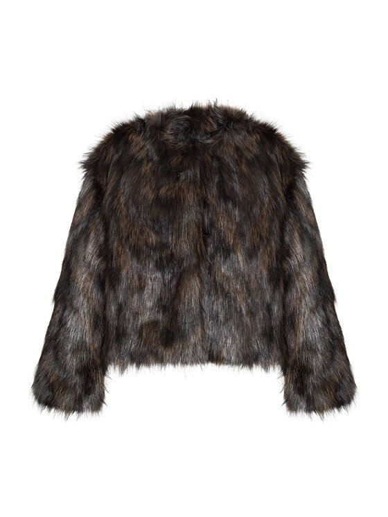 Magda Matyja Magda Matyja Futro VERA FAUX FUR Brązowy Loose Fit